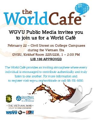 World Cafe flyer